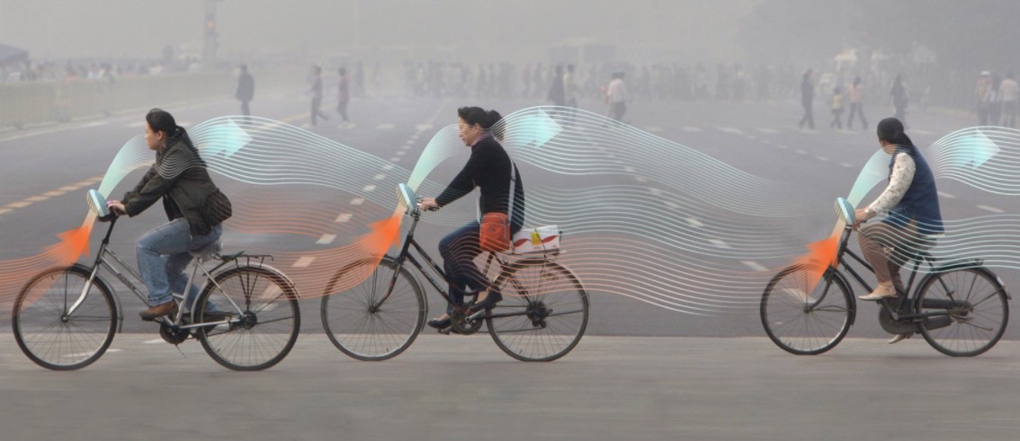 設(shè)計(jì)師提出打造霧霾凈化單車：解決中國空氣污染問題-鋒巢網(wǎng)