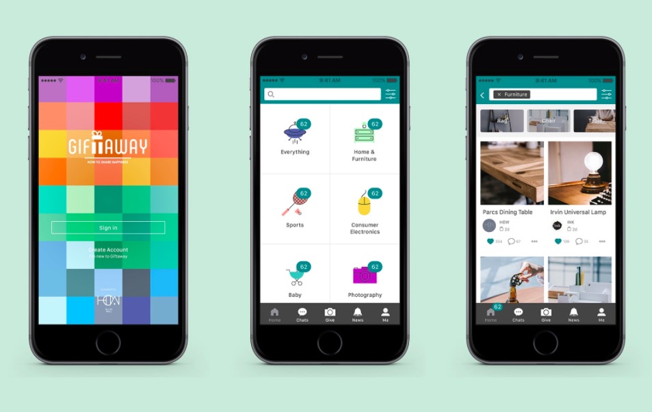 新概念購物APP出現(xiàn) GiftAway零買賣輕量環(huán)保登場(chǎng)-鋒巢網(wǎng)