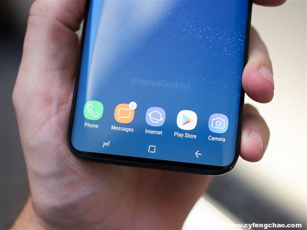 三星Galaxy S9亮屏照終于曝光 這屏占比真有點(diǎn)逆天-鋒巢網(wǎng)
