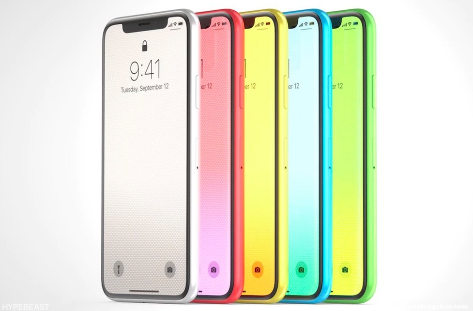 iPhone X 低階版 iPhone Xc渲染圖來了-鋒巢網(wǎng)