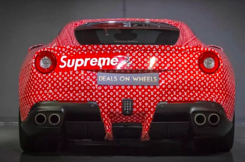迪拜富二代出售法拉利 F12 Supreme x Louis Vuitton定制跑車(chē)-鋒巢網(wǎng)