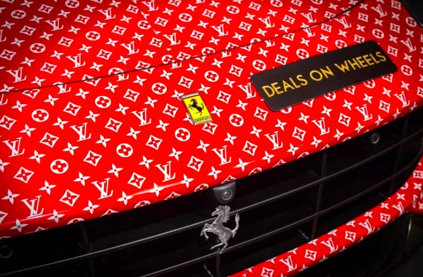 迪拜富二代出售法拉利 F12 Supreme x Louis Vuitton定制跑車(chē)-鋒巢網(wǎng)