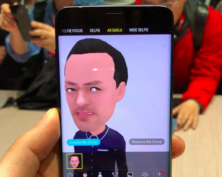 三星新機(jī)Galaxy S9 AR新技術(shù)：表情有點(diǎn)滲人-鋒巢網(wǎng)