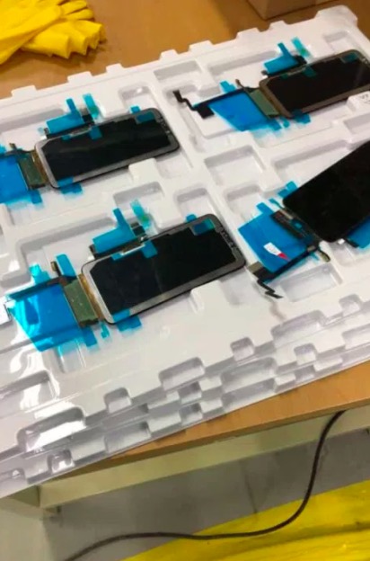 疑似蘋果iPhone X Plus 玻璃屏幕組件泄露-鋒巢網