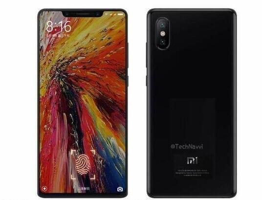 小米7真機(jī)渲染圖曝光，劉海區(qū)域和iPhone X一樣寬-鋒巢網(wǎng)