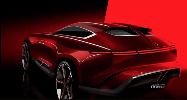 梅賽德斯-邁巴赫全新跨界運(yùn)動(dòng)SUV車型的渲染圖，三門式設(shè)計(jì)個(gè)性十足-鋒巢網(wǎng)