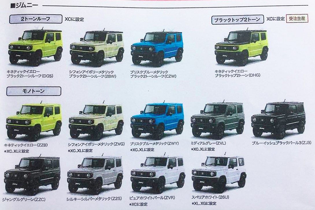 迷你 G-Class！SUZUKI JIMNY 系列發(fā)售，買什么色好？-鋒巢網(wǎng)