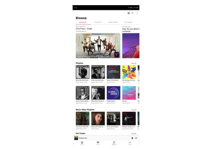 蘋果音樂正在增加對安卓平板電腦的支持-鋒巢網(wǎng)