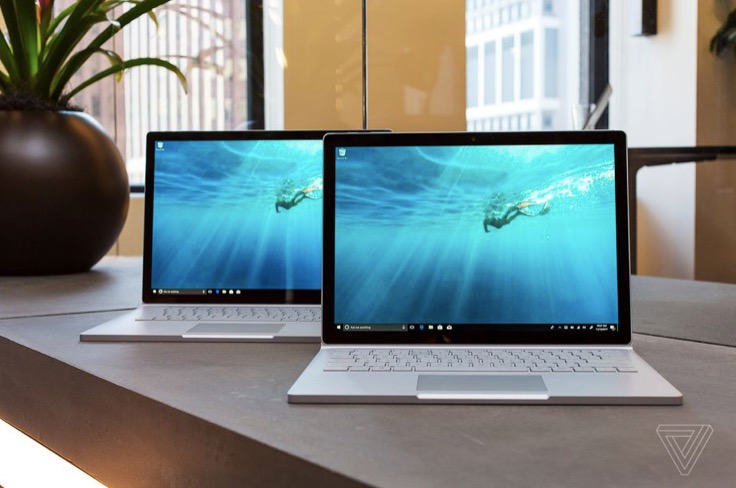 微軟發(fā)布搭載英特爾最新四核處理器的Surface Book 2-鋒巢網