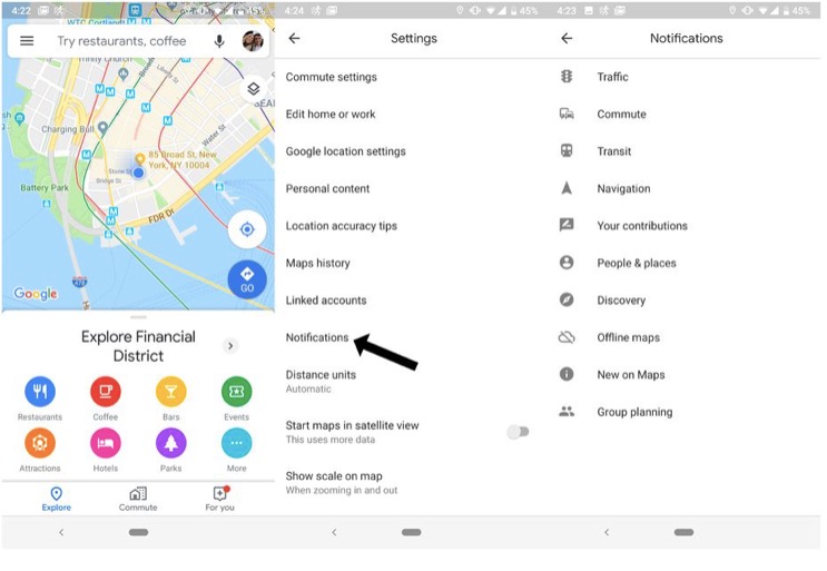 如何關(guān)閉谷歌地圖的許多通知-鋒巢網(wǎng)