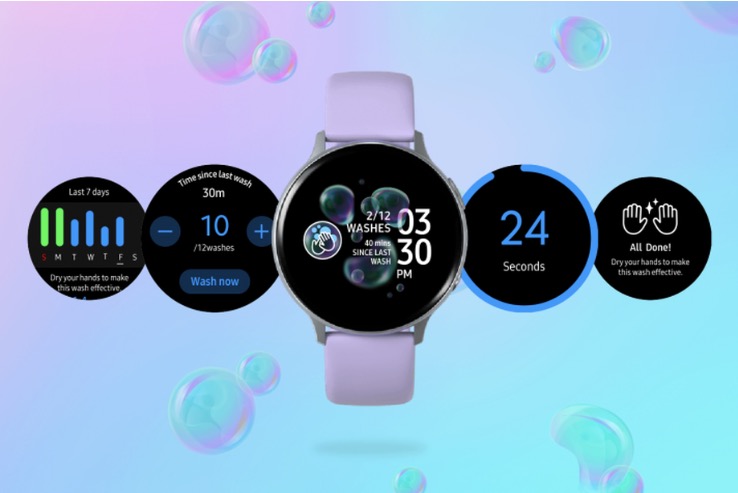 三星的智能手表有洗手提醒和定時(shí)器應(yīng)用程序-鋒巢網(wǎng)