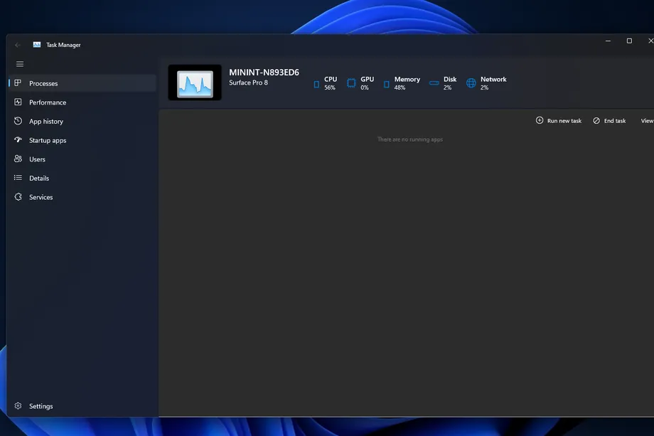 Windows 11將有一個(gè)新的任務(wù)管理器設(shè)計(jì)-鋒巢網(wǎng)